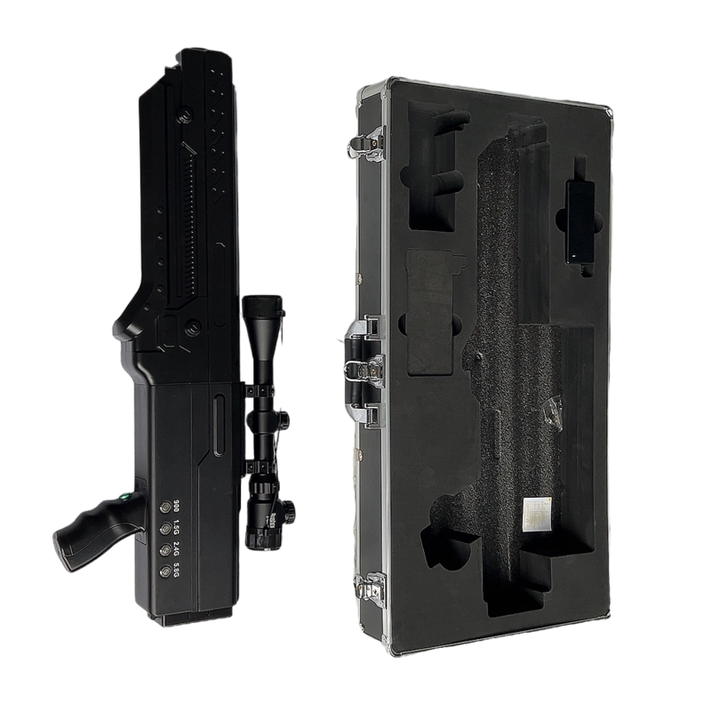  木里手持便携式枪型低空防御反制四通道A型