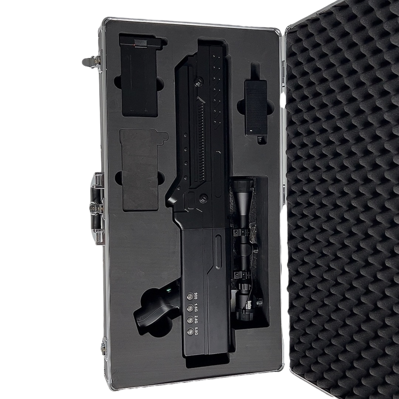  木里手持便携式枪型低空防御反制四通道B型