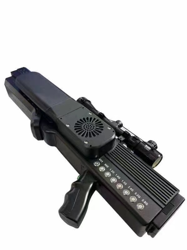  木里手持便携式枪型低空防御反制八通道